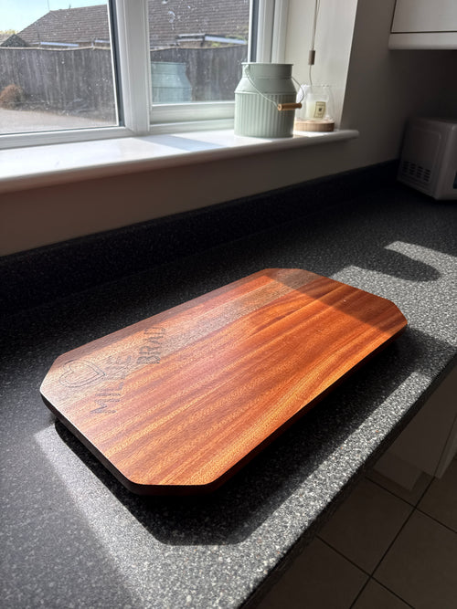 Handcrafted Solid Wood Chopping Board - Large