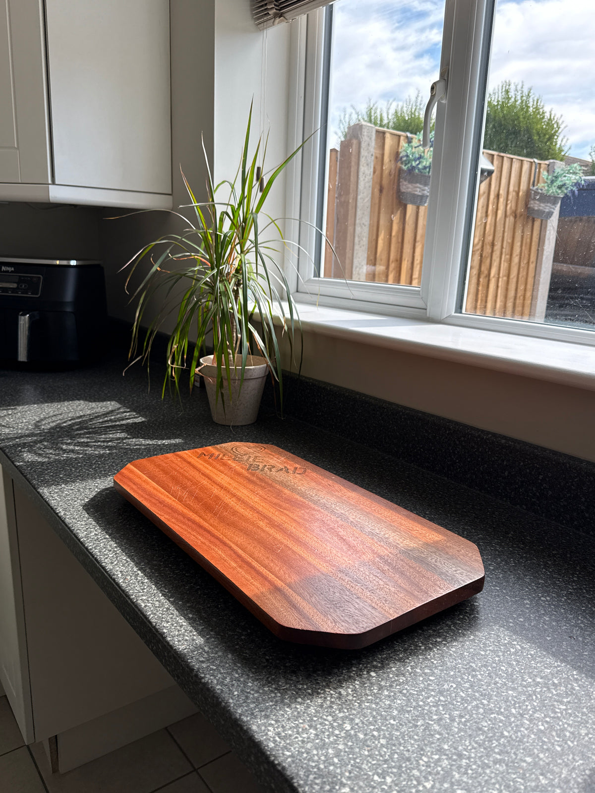 Handcrafted Solid Wood Chopping Board - Large