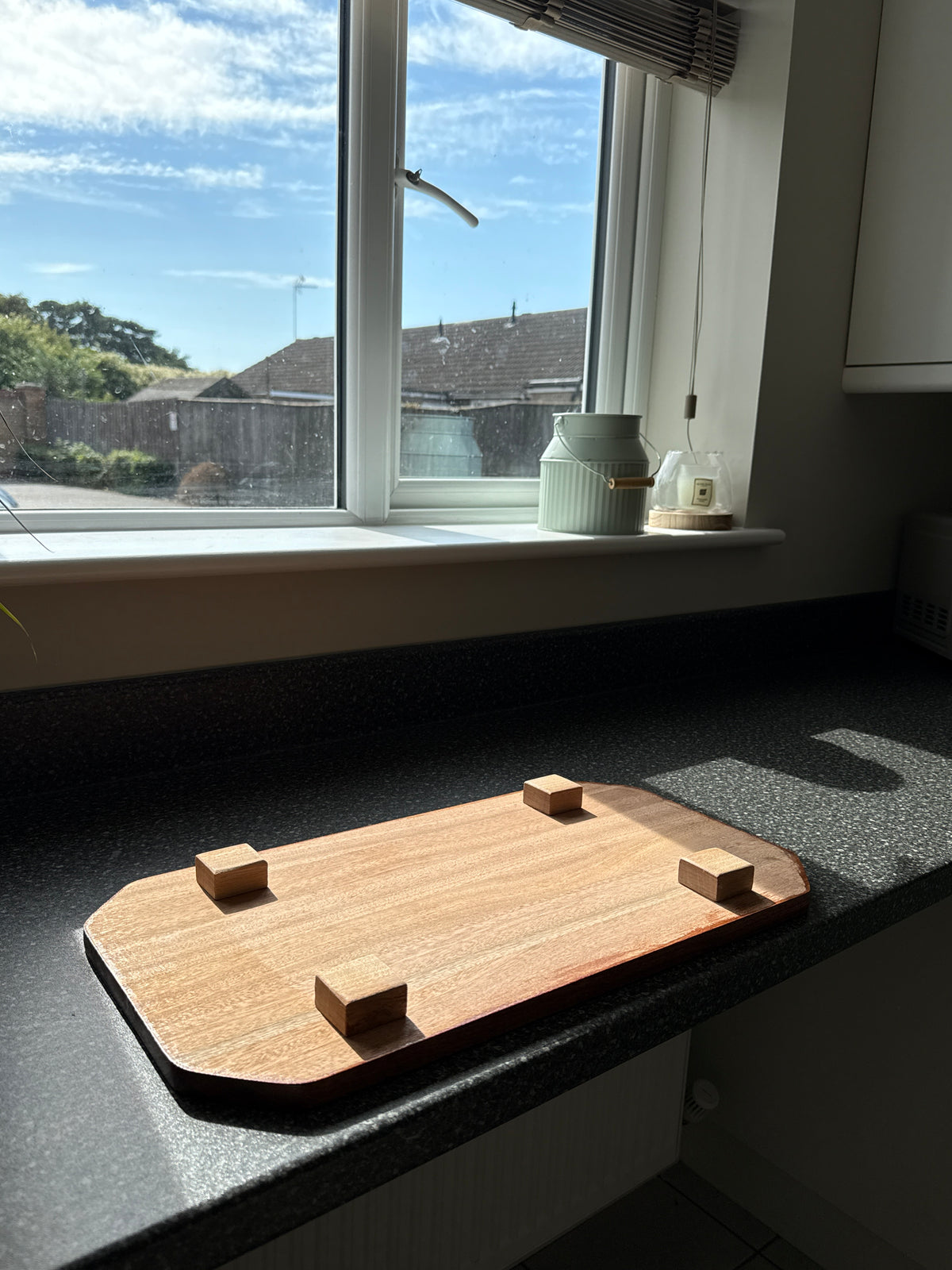 Handcrafted Solid Wood Chopping Board - Large