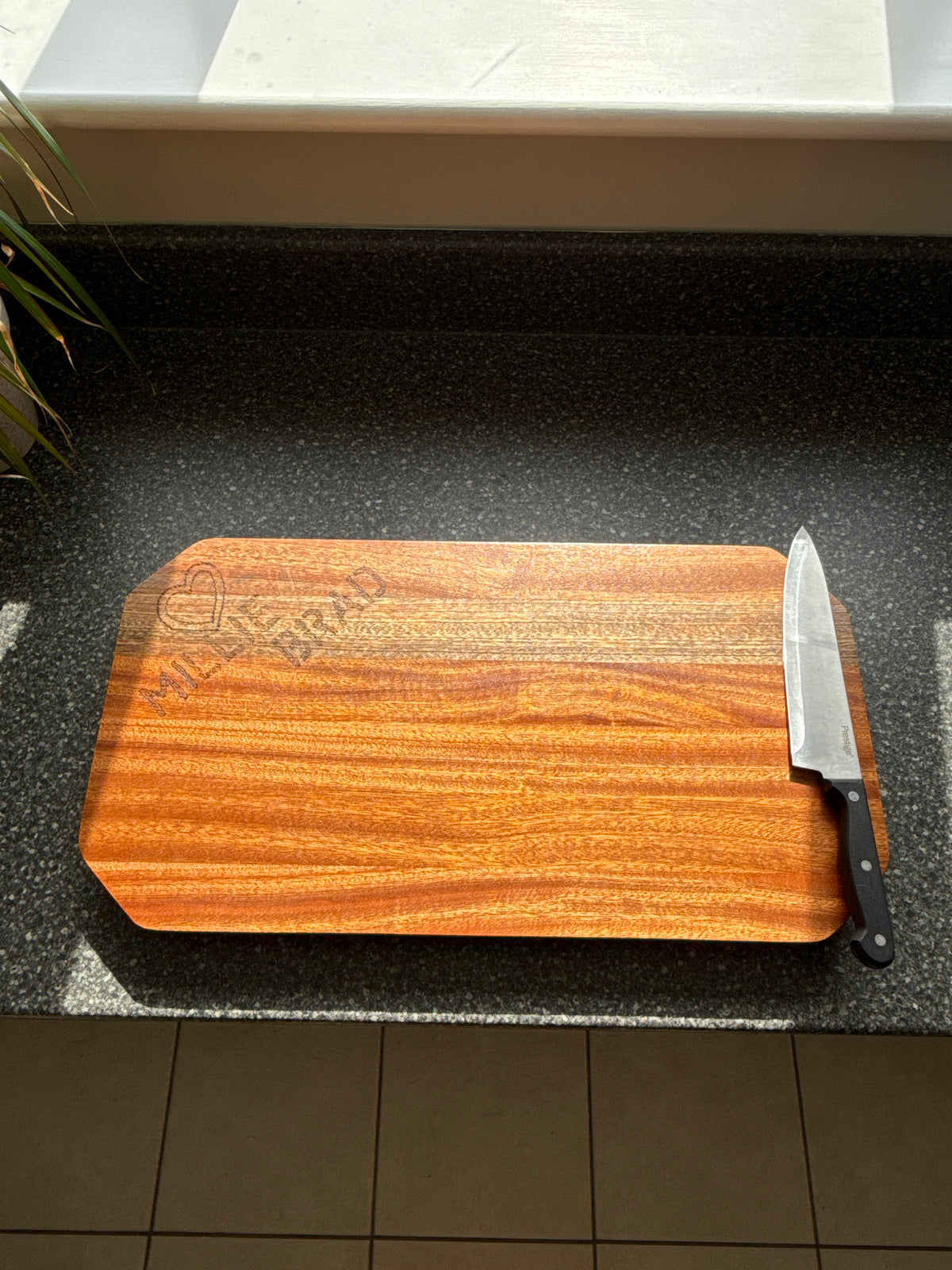 Handcrafted Solid Wood Chopping Board - Large